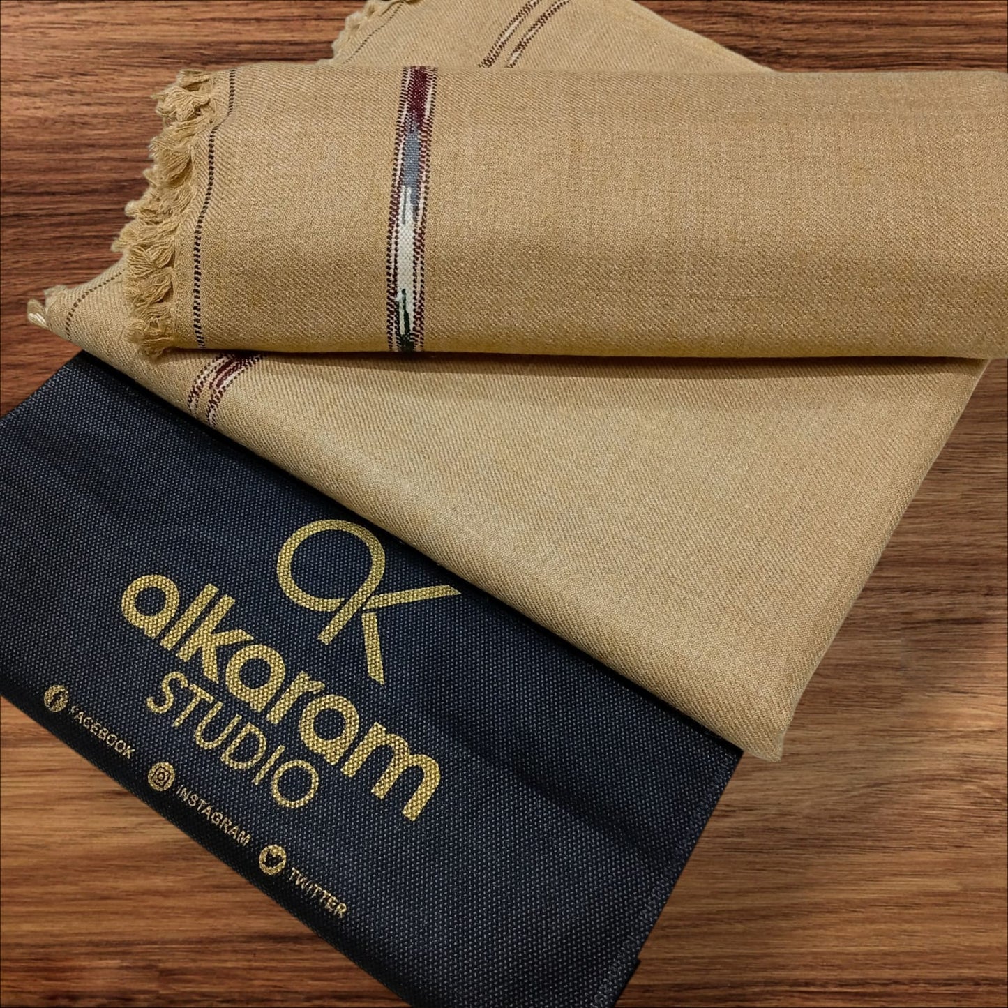 AL KARAM MEN'S WOOL SHAWL