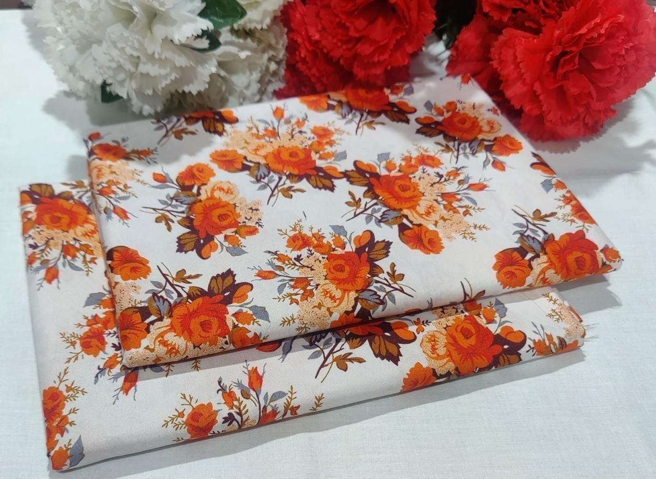 POLO COTTON 2PC FLORAL PRINT'S 3D