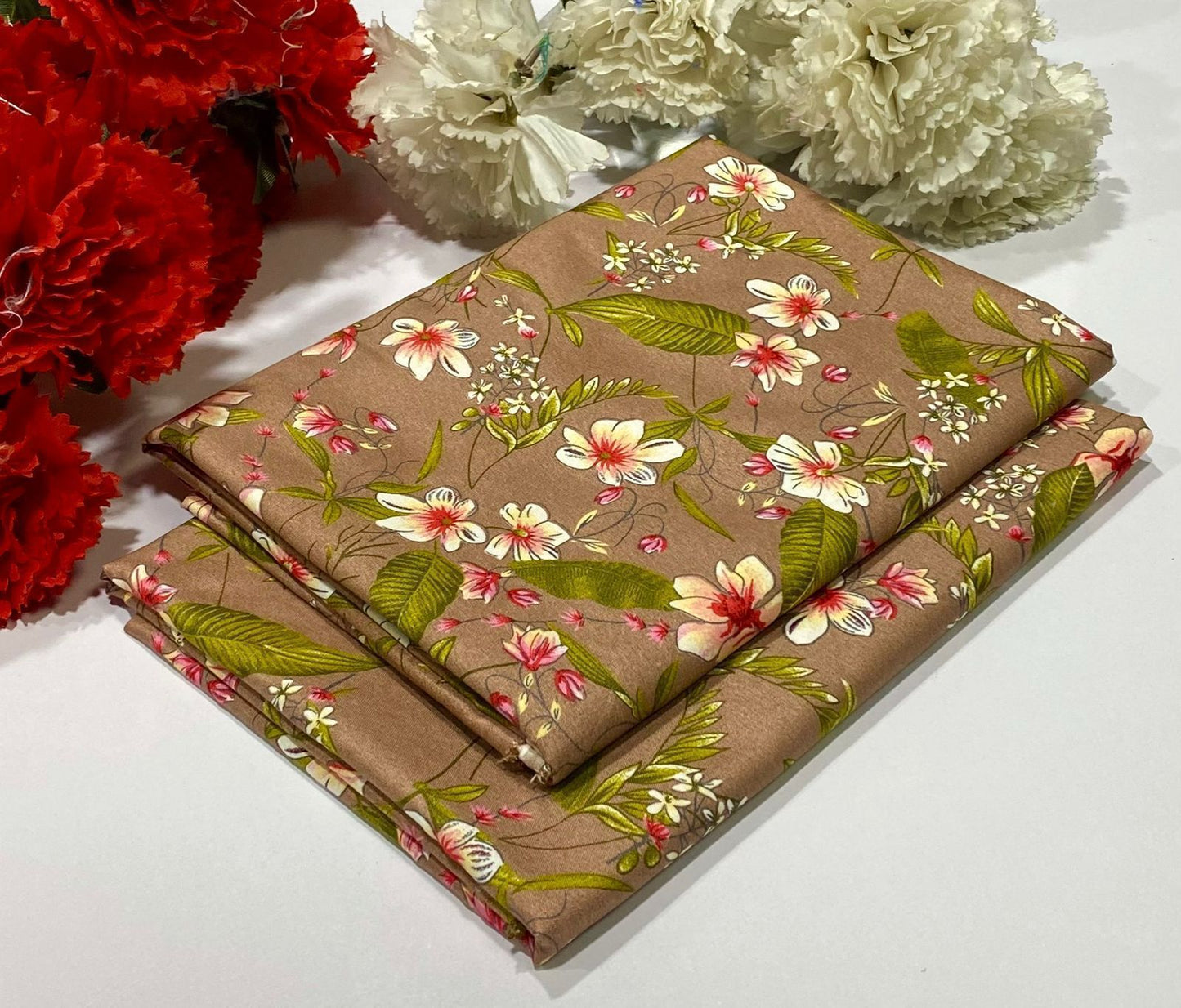 POLO COTTON 2PC FLORAL PRINT'S 3D