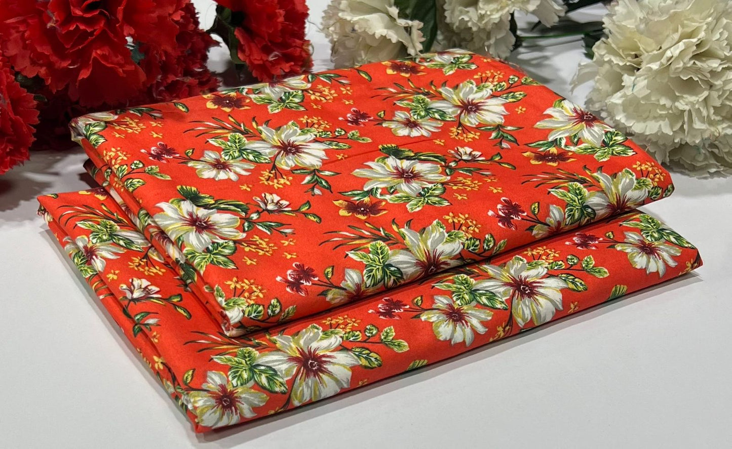 POLO COTTON 2PC FLORAL PRINT'S 3D