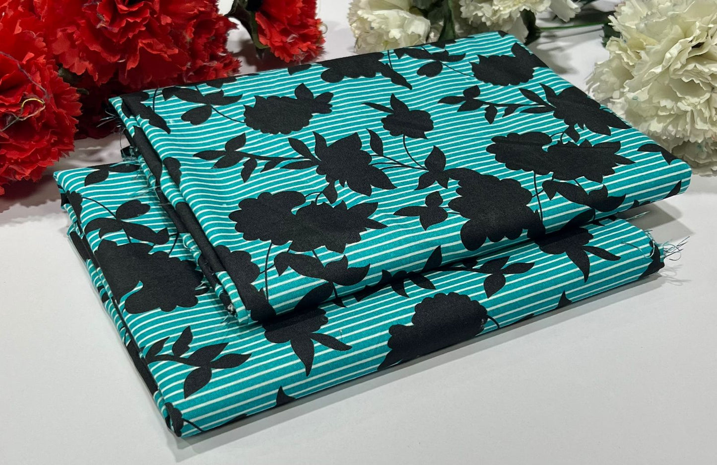 POLO COTTON 2PC FLORAL PRINT'S 3D