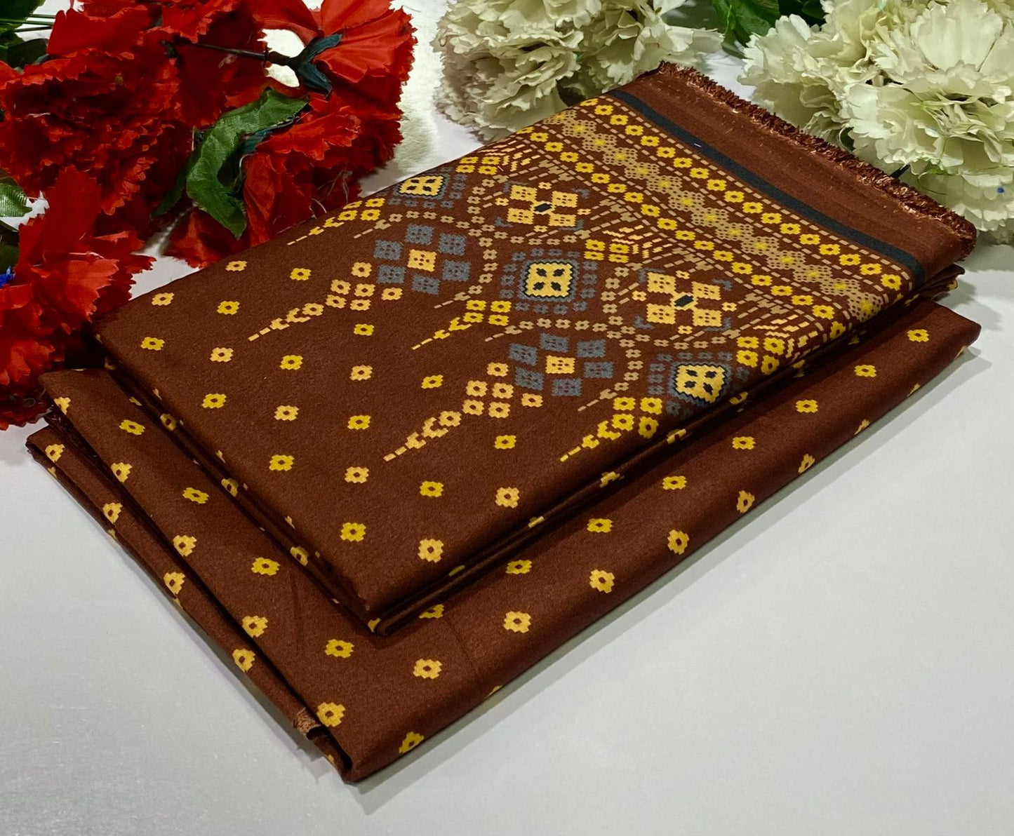 POLO COTTON 2PC FLORAL PRINT'S 3D