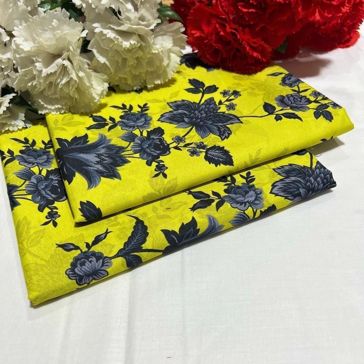 POLO COTTON 2PC FLORAL PRINT'S 3D