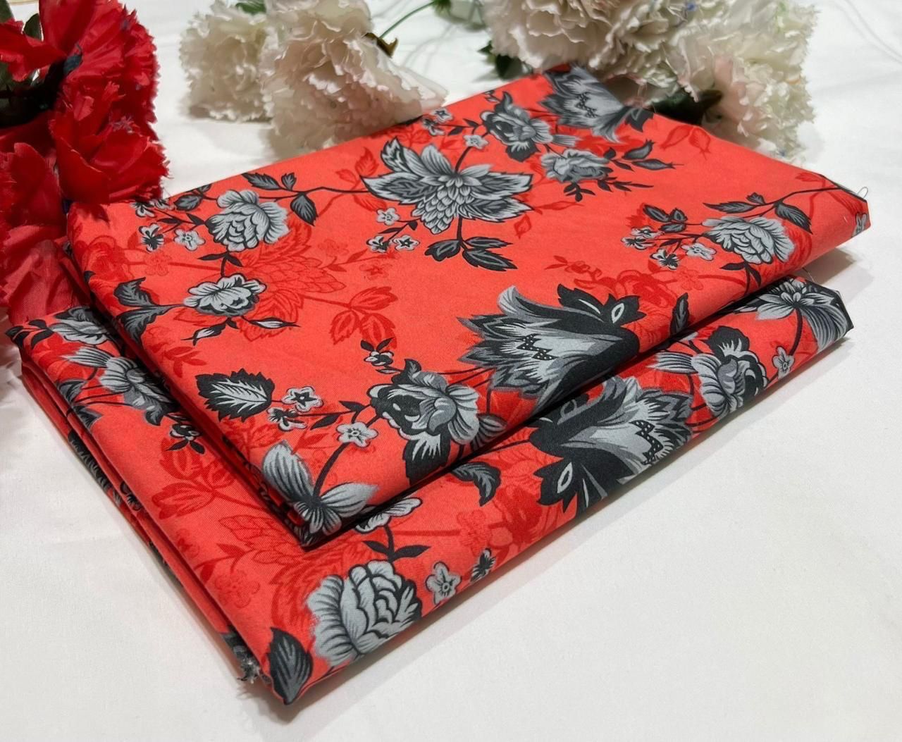 POLO COTTON 2PC FLORAL PRINT'S 3D