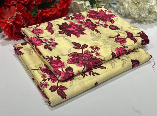 POLO COTTON 2PC FLORAL PRINT'S 3D