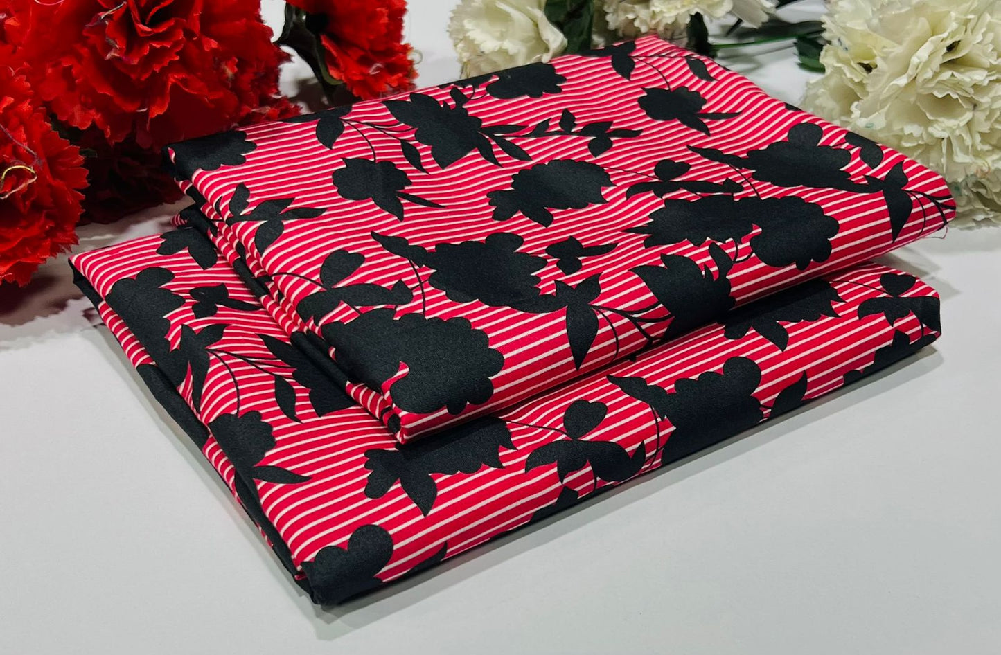 POLO COTTON 2PC FLORAL PRINT'S 3D