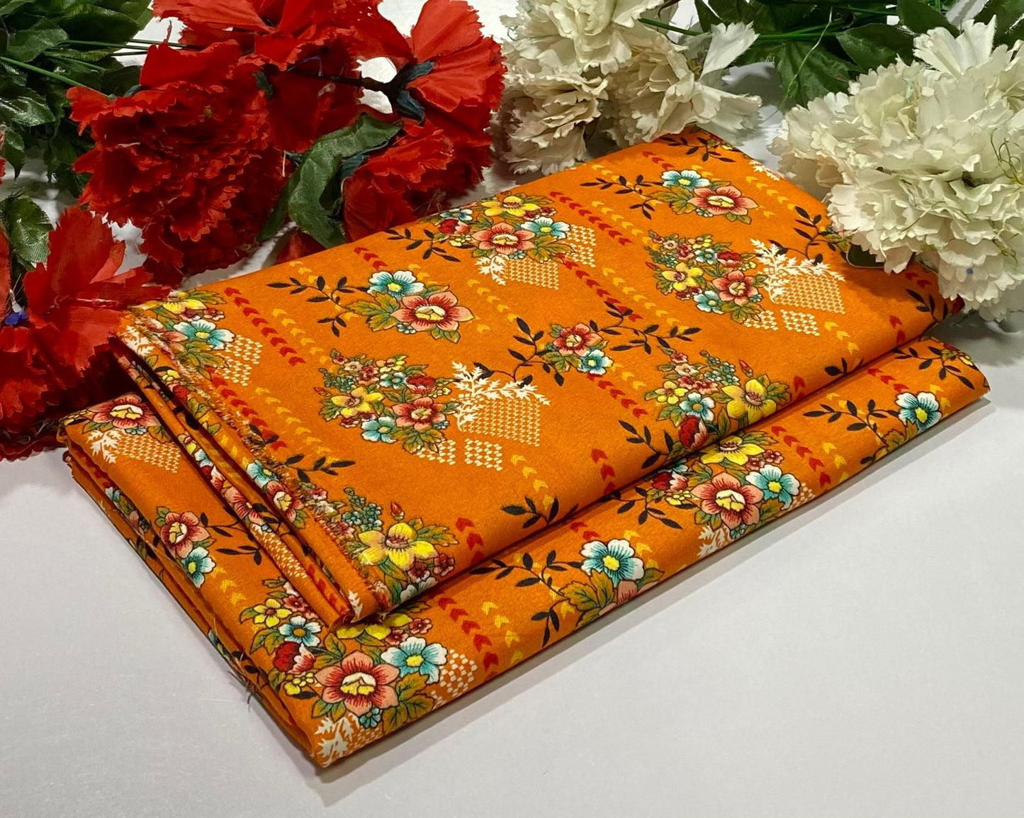 POLO COTTON 2PC FLORAL PRINT'S 3D