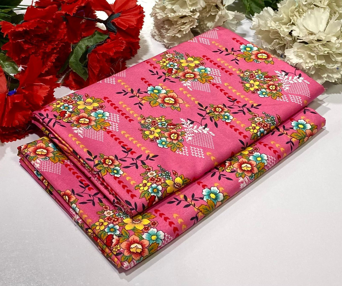 POLO COTTON 2PC FLORAL PRINT'S 3D